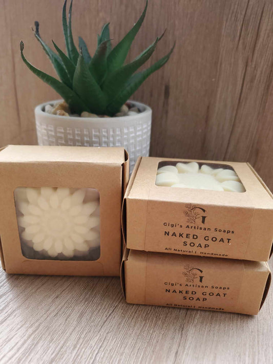 Small-batch handmade soap, Naked Goat