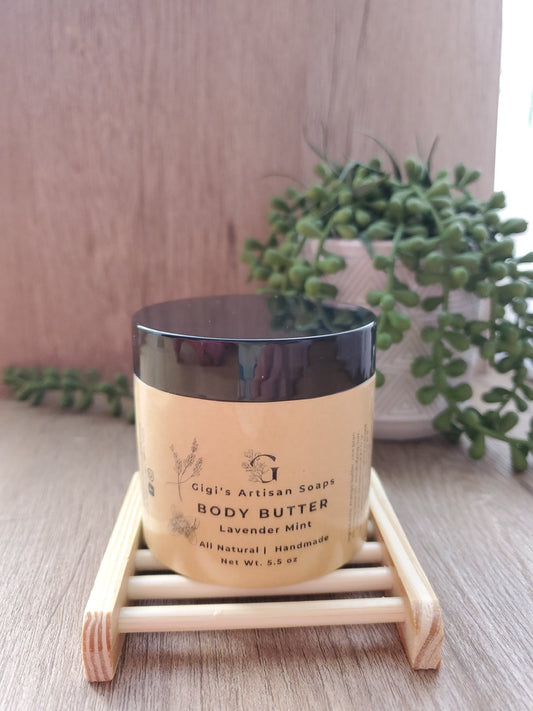 All-natural body butter, Lavender Mint