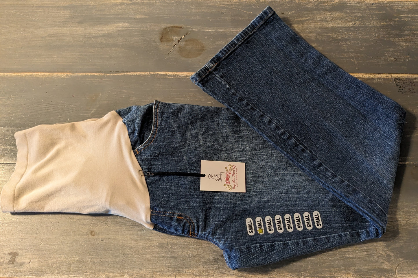 Full panel 26" bootcut jeans, Medium wash