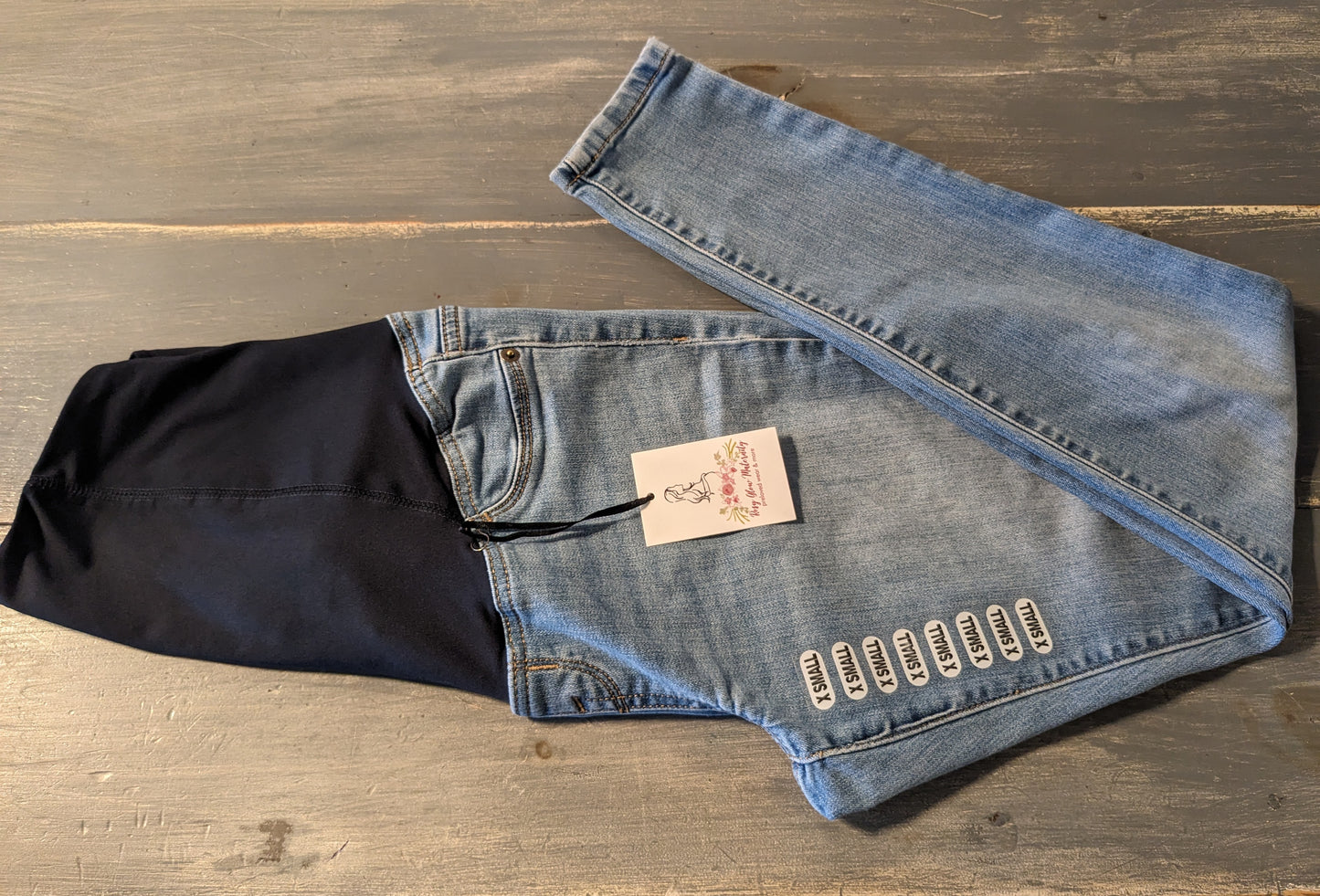 Convertible panel 27" skinny jeans, Multi Wash