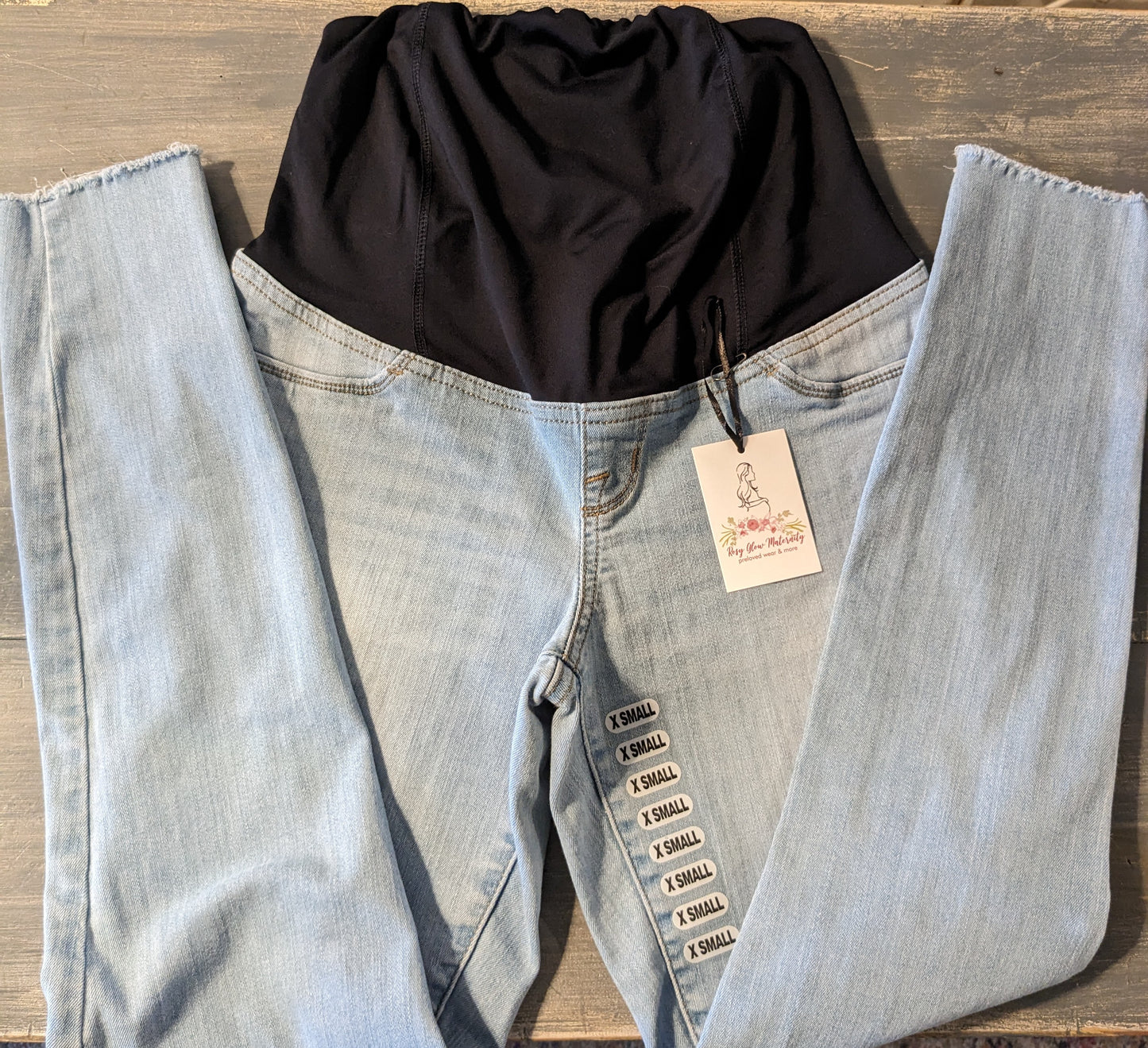 Convertible panel 27" skinny jeans, Multi Wash
