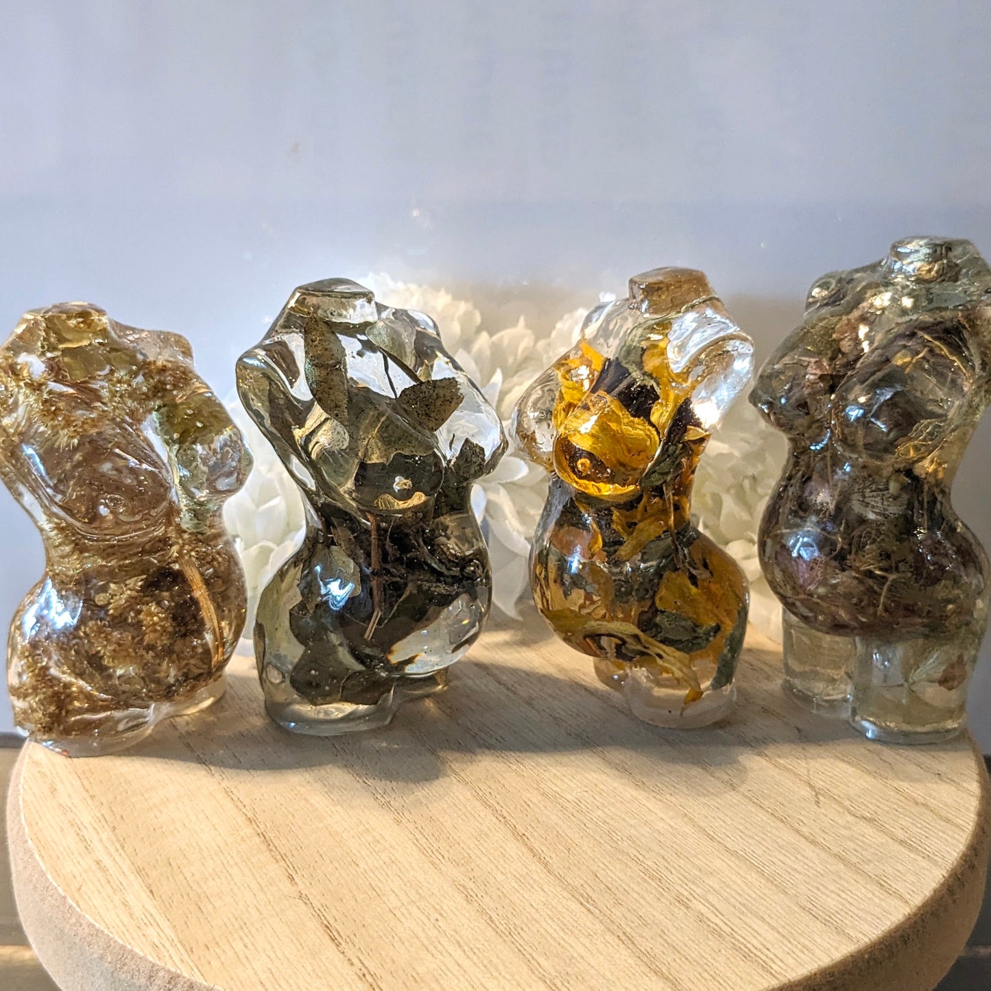 Greek Goddess Resin Statuette, Asst'd