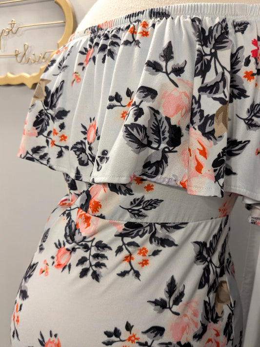 A Sky Stamped with Roses