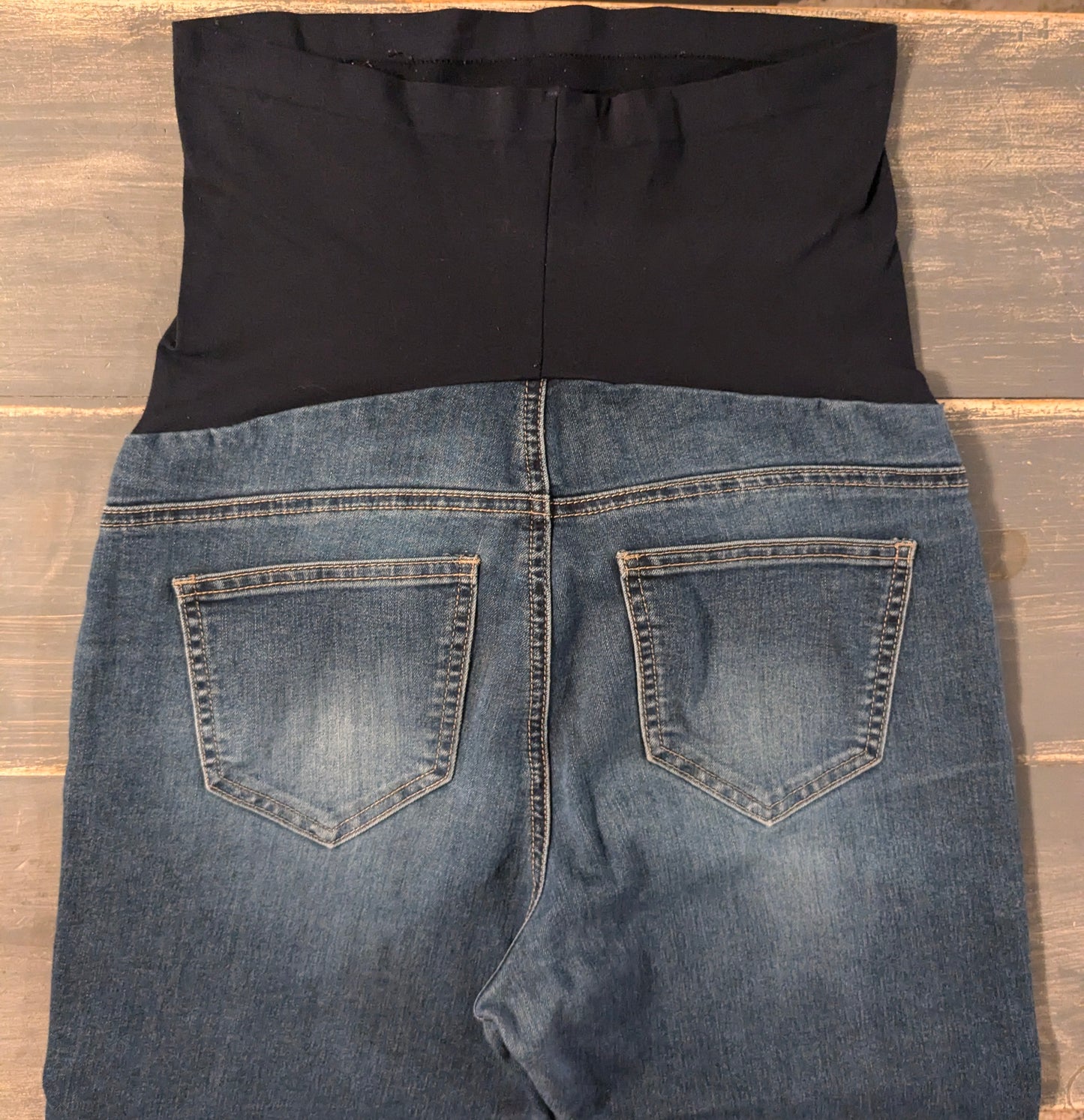 Full panel 27” skinny jeans, Dark Wash