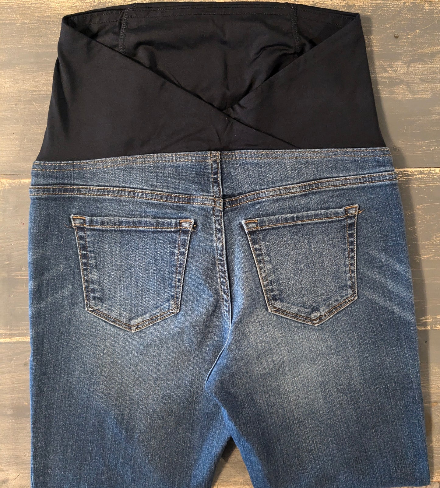 Convertible panel 30" bootcut jeans, Medium wash