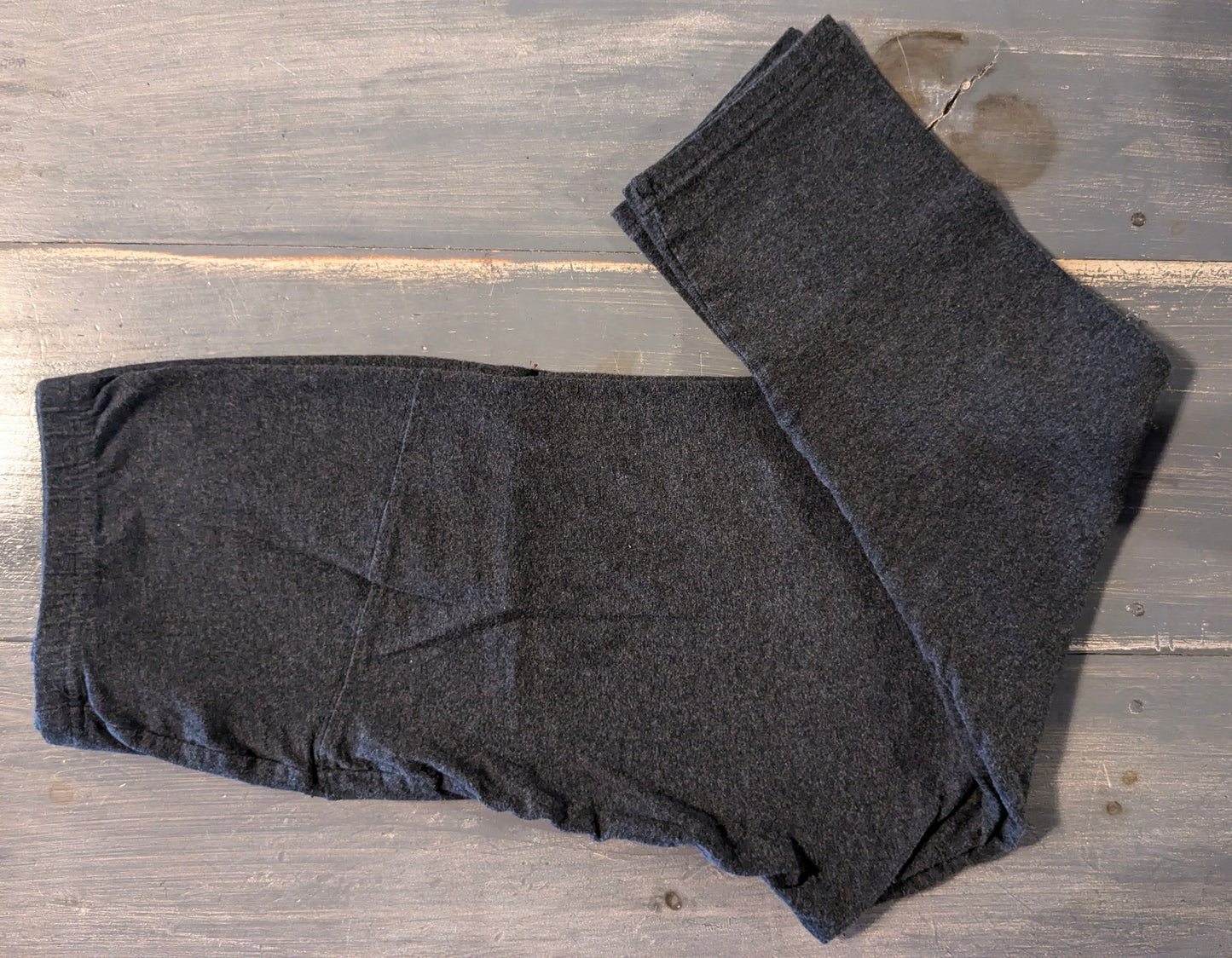 Full panel 17" cropped leggings, Charcoal