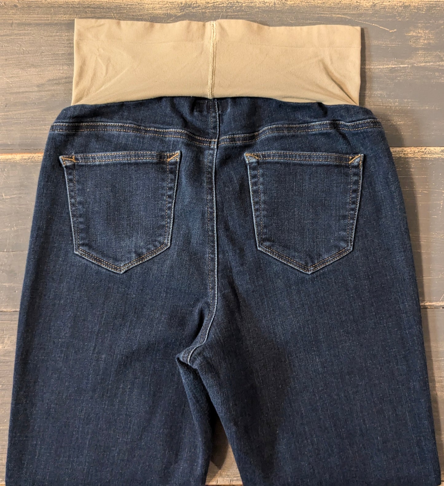 Full panel 29" skinny jeans, Dark wash