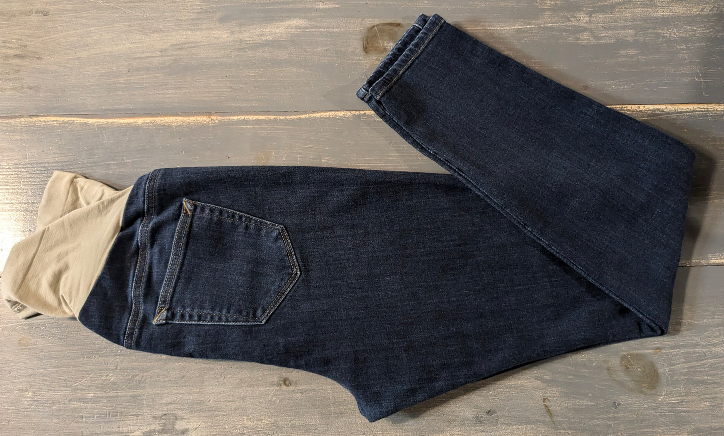 Full panel 29" skinny jeans, Dark wash
