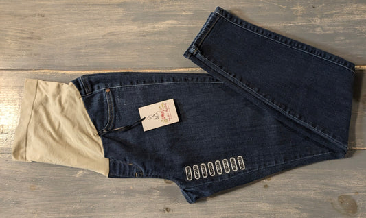 Full panel 29" skinny jeans, Dark wash