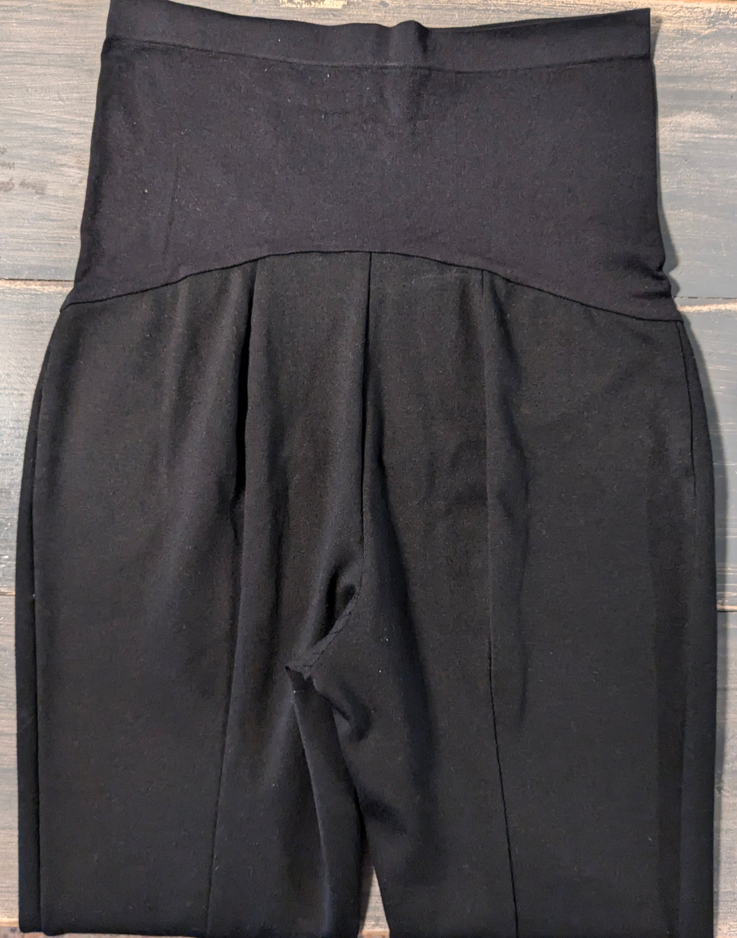 Back center seam full panel 27" leggings, Black