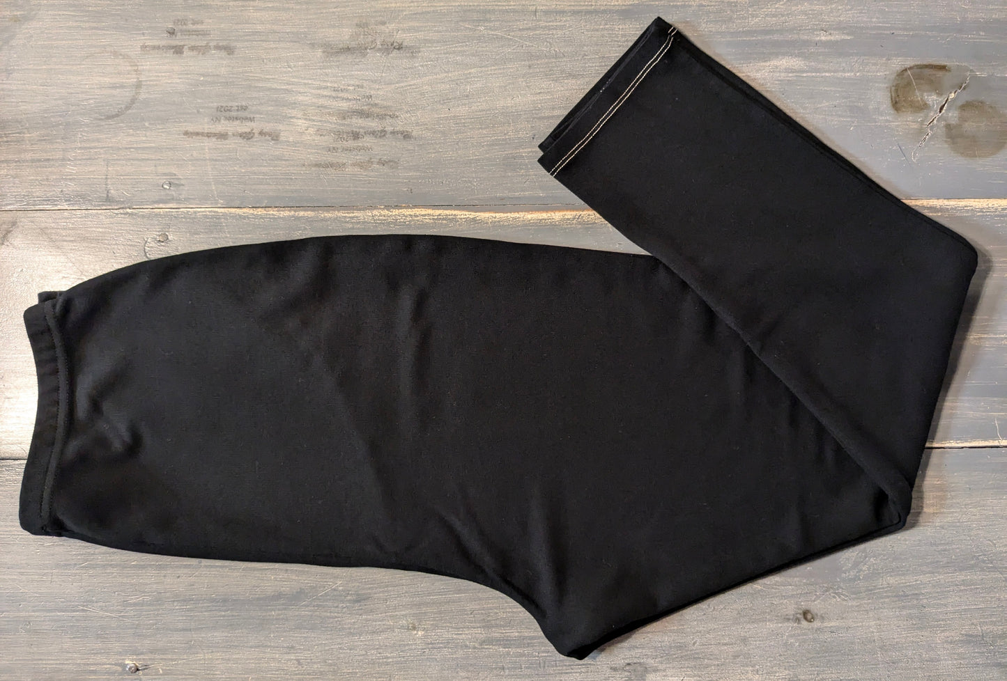 Accent stitching full panel 24" leggings, Black