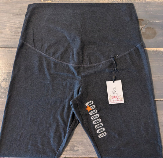 Full panel 4-way 25" leggings, Charcoal