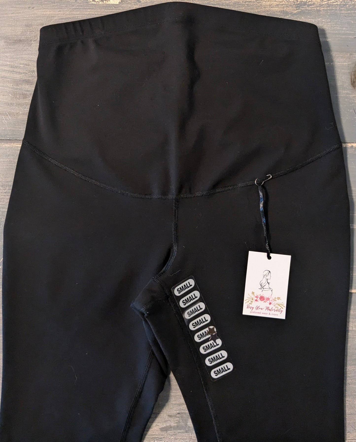 Active full panel 19" cropped leggings, Black