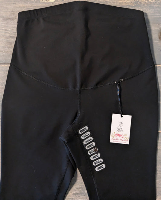Active full panel 19" cropped leggings, Black