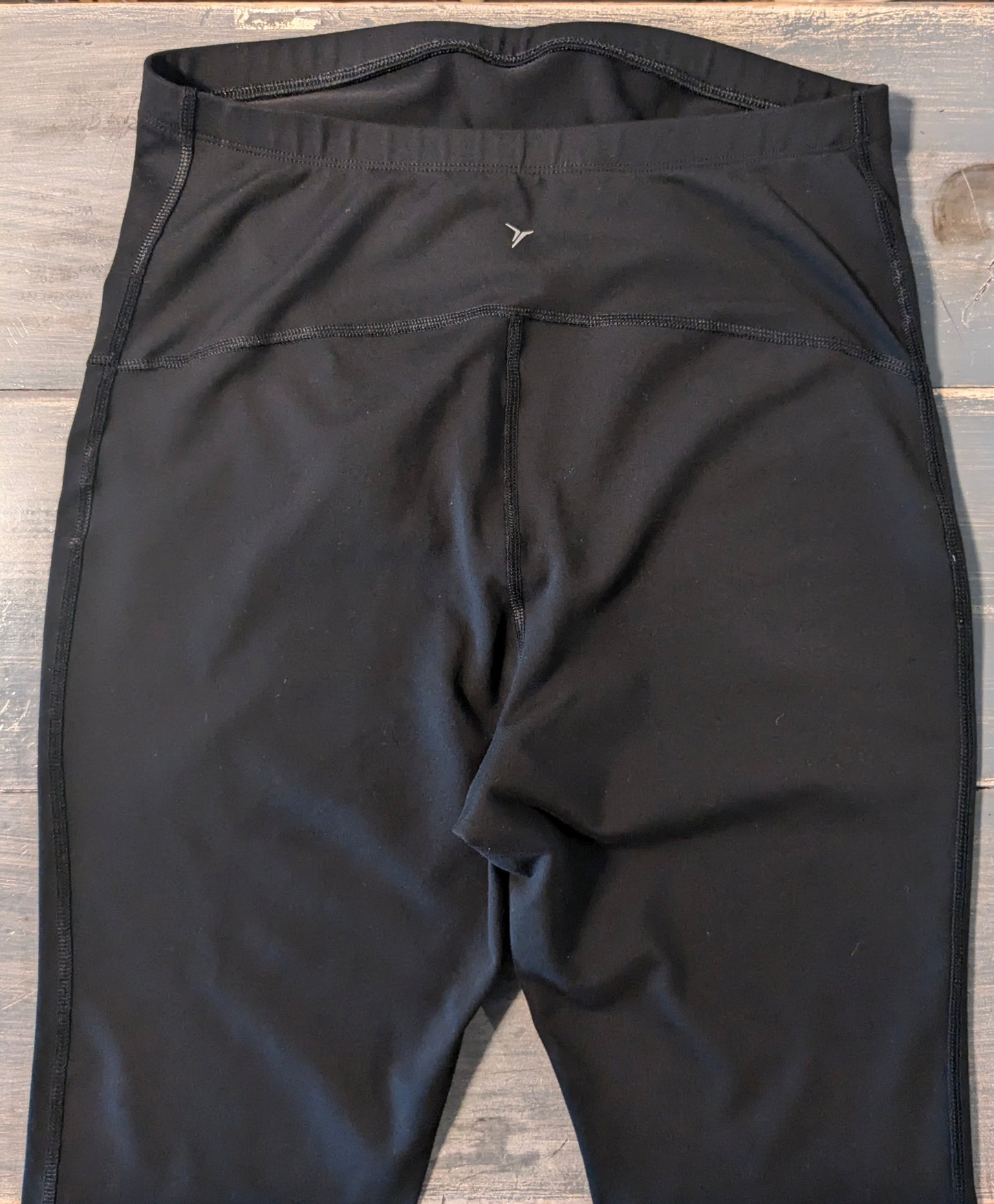 Active full panel 19" cropped leggings, Black