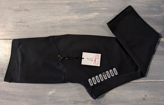 Active full panel 19" cropped leggings, Black