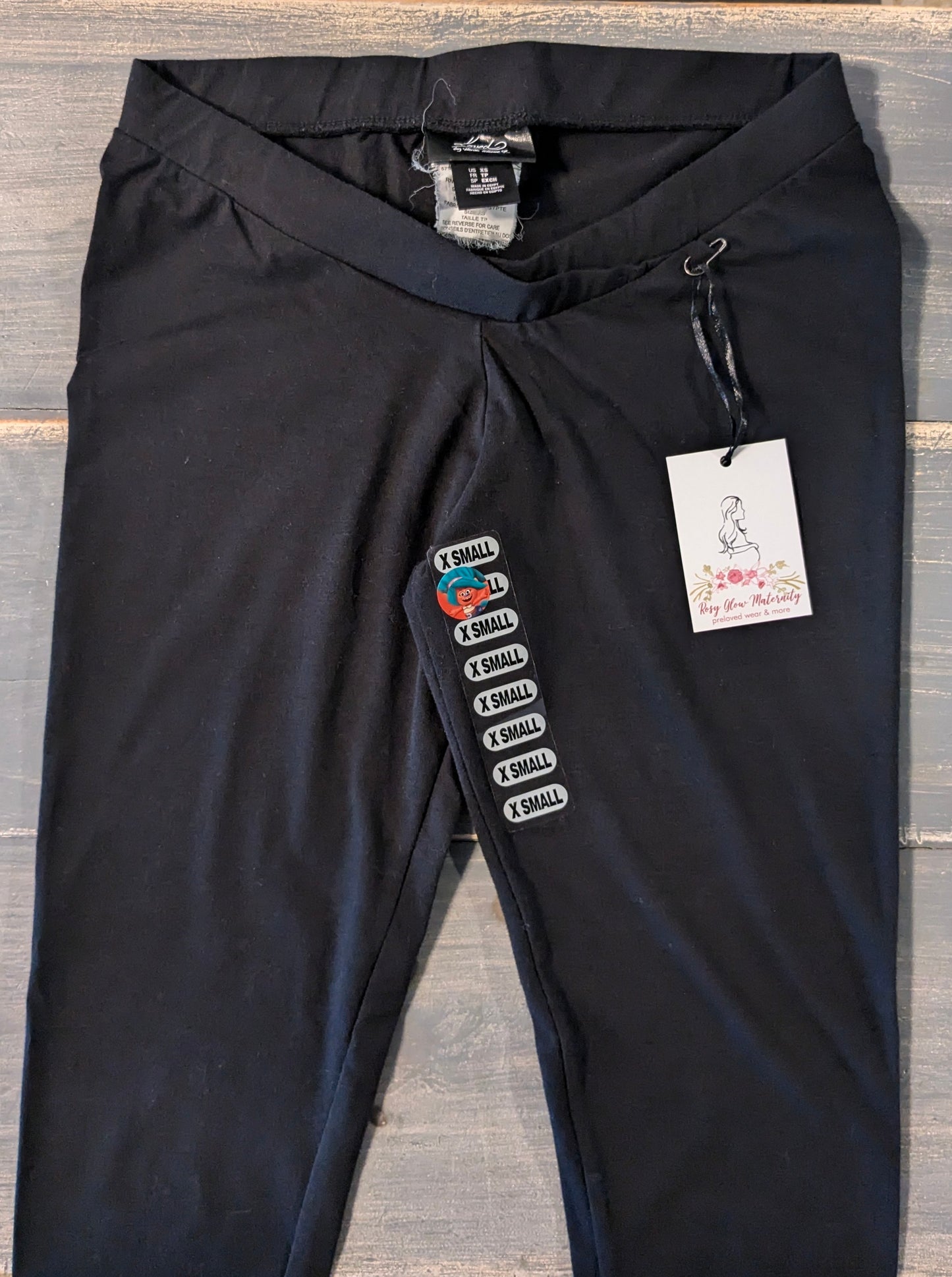 Classic under-belly panel 26" leggings, Black