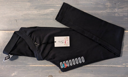 Classic under-belly panel 26" leggings, Black