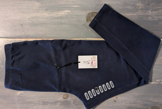 Classic full panel 23" cropped leggings, Navy
