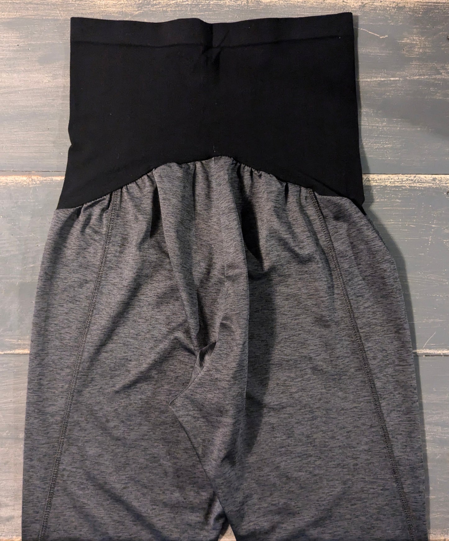 Active full panel 19" cropped leggings, Charcoal