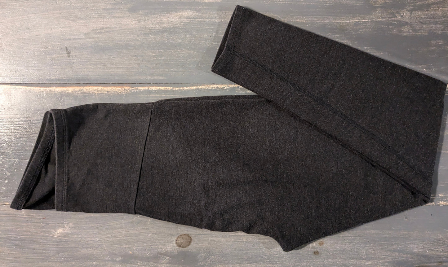 Classic full panel 24" leggings, Charcoal