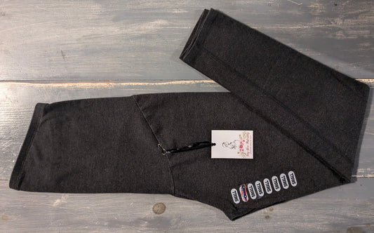 Classic full panel 24" leggings, Charcoal