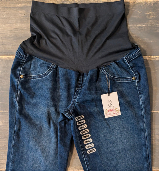Full panel 27" skinny jeans, Multi wash