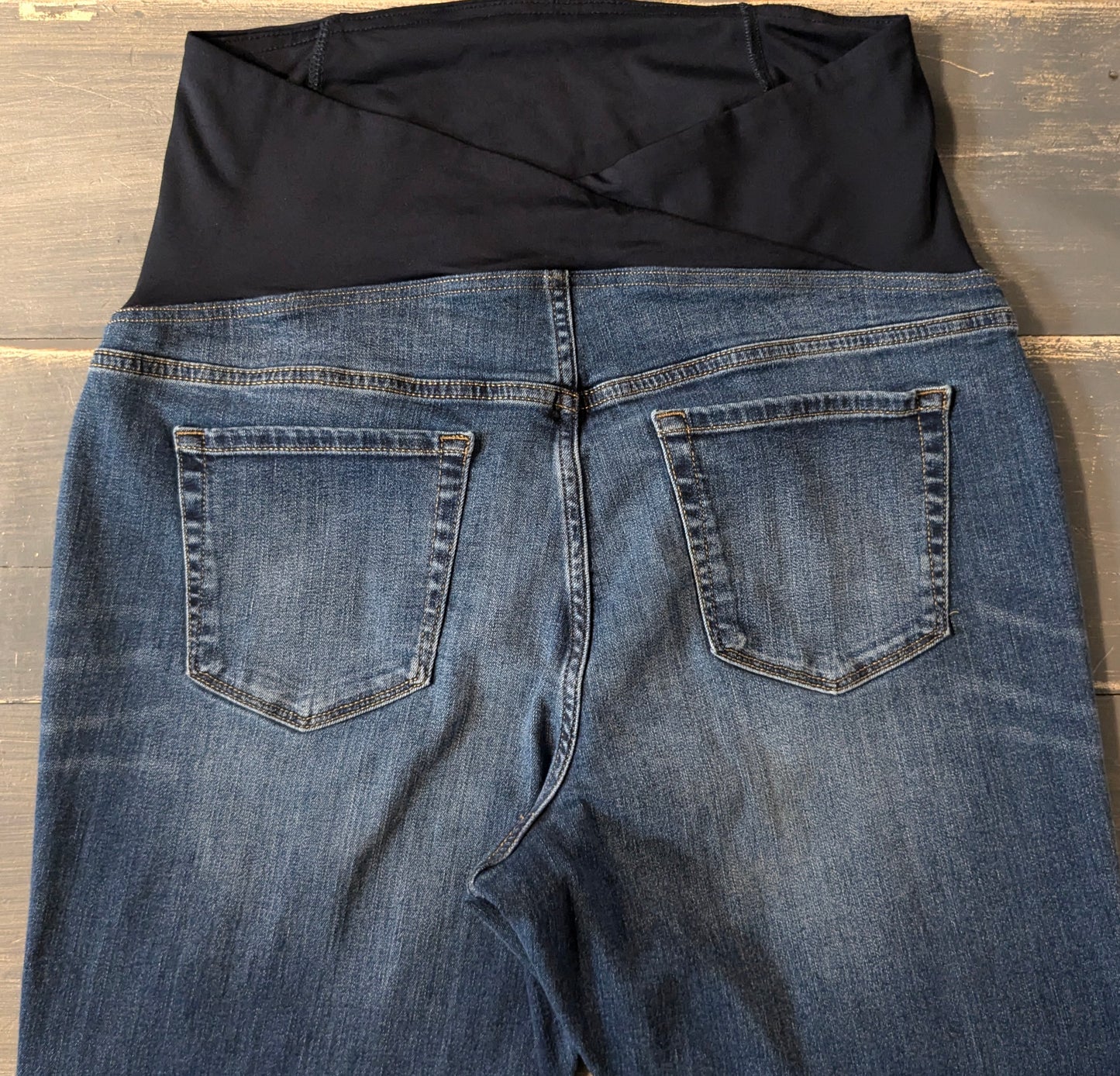Convertible panel 30" bootcut jeans, Medium wash