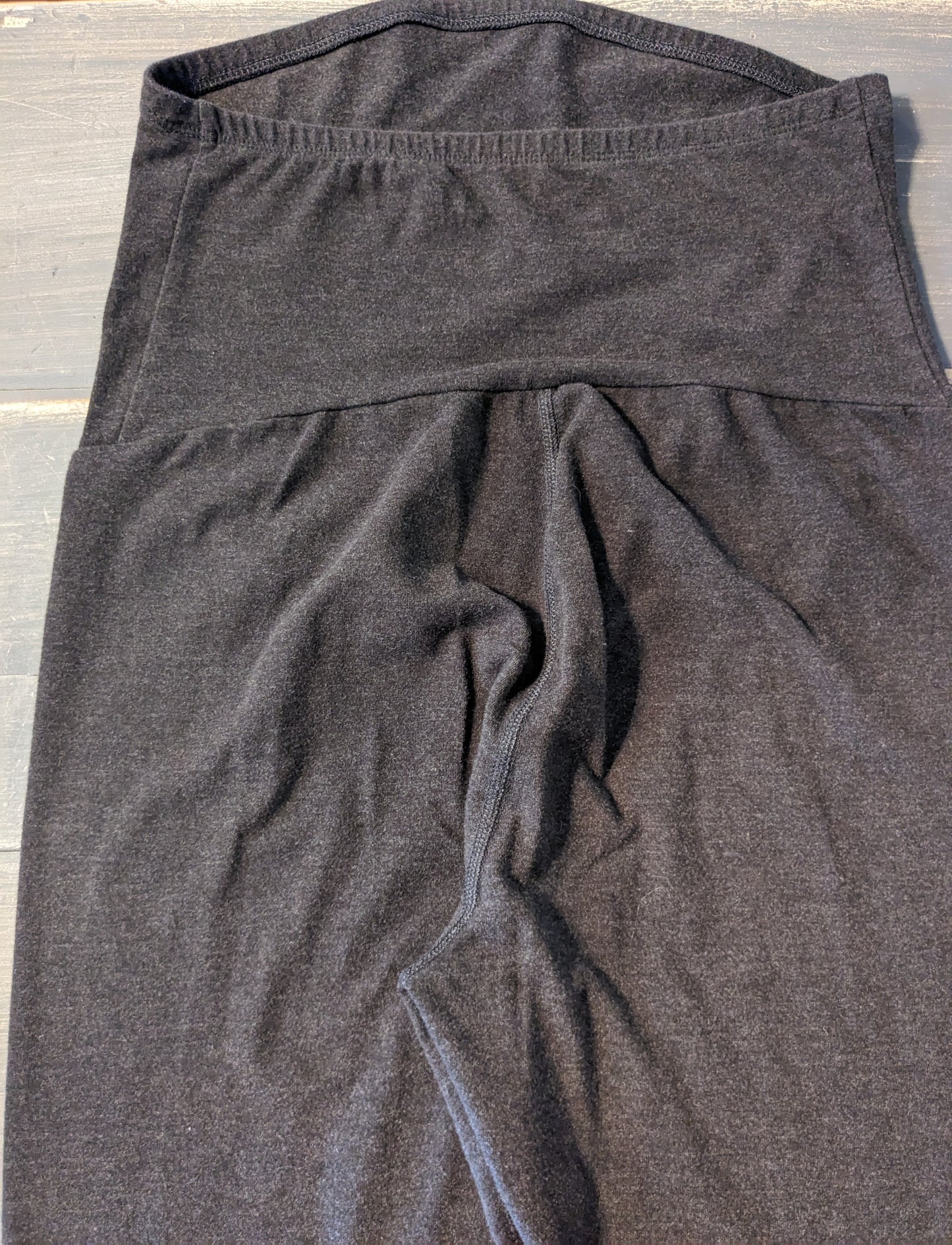 Classic full panel 24" leggings, Charcoal