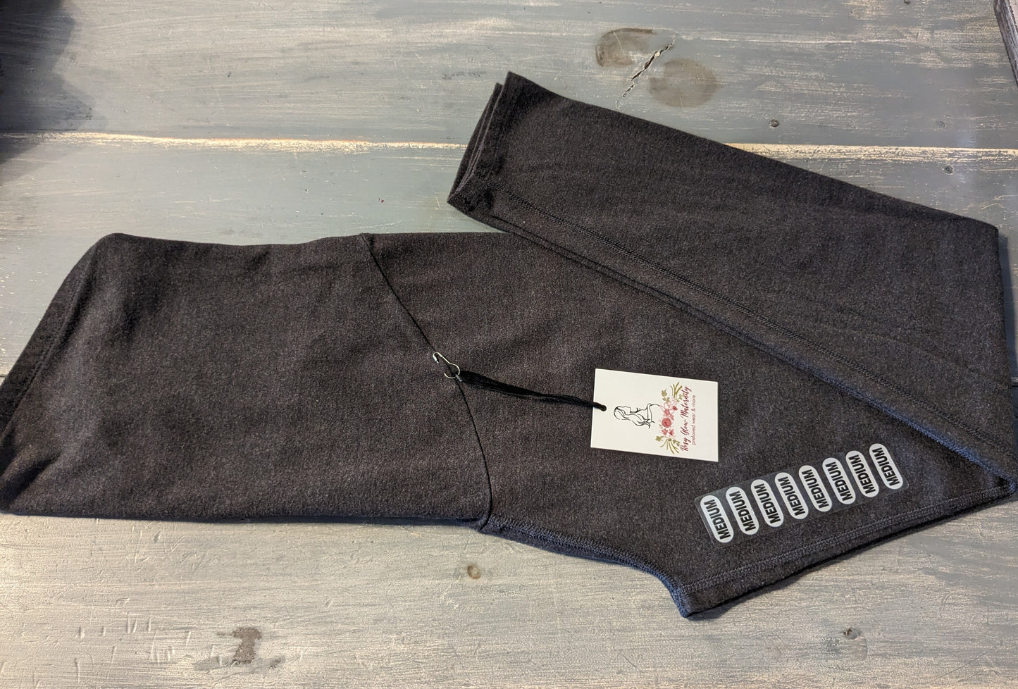 Classic full panel 24" leggings, Charcoal