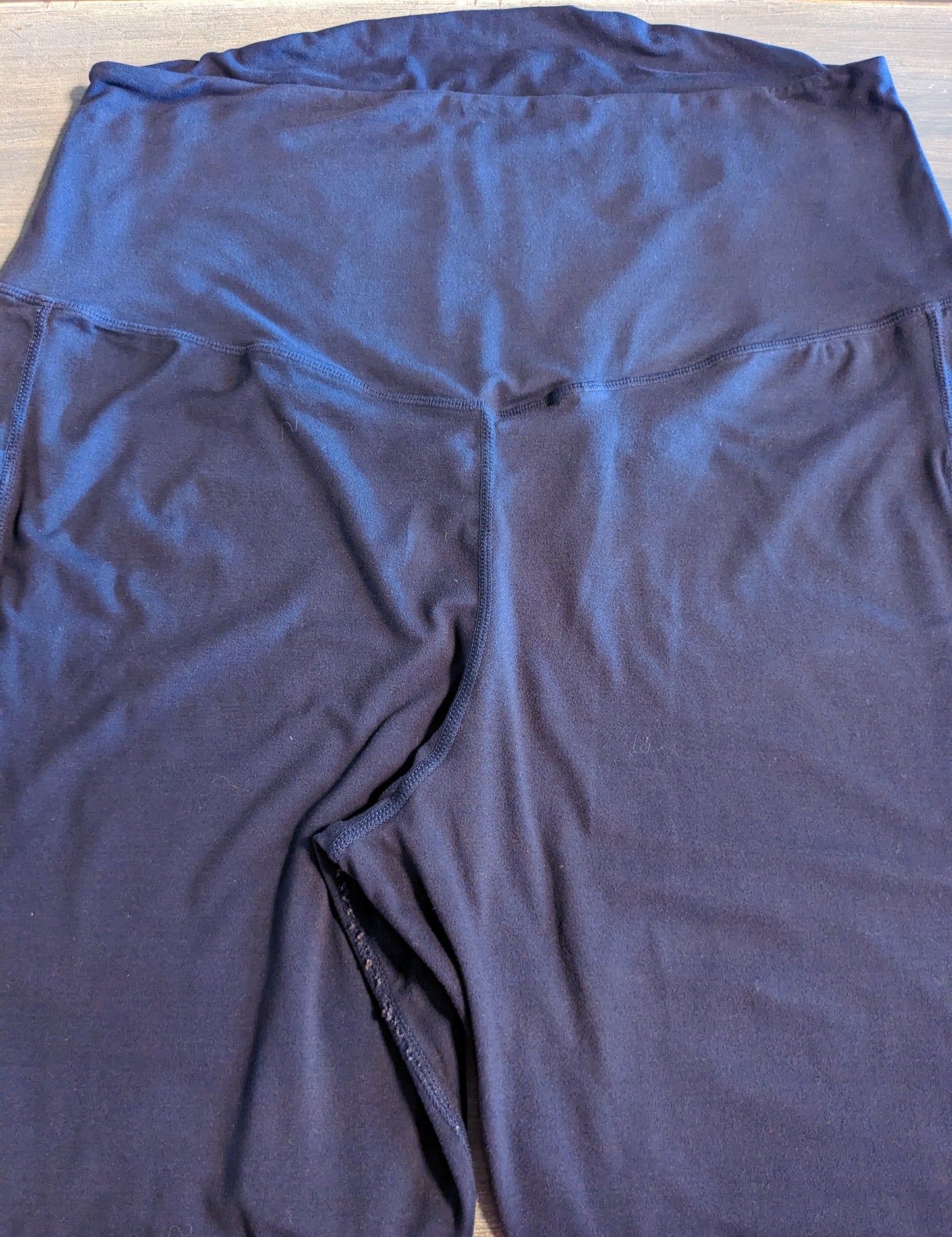 Full panel 25" cropped leggings with pockets, Navy