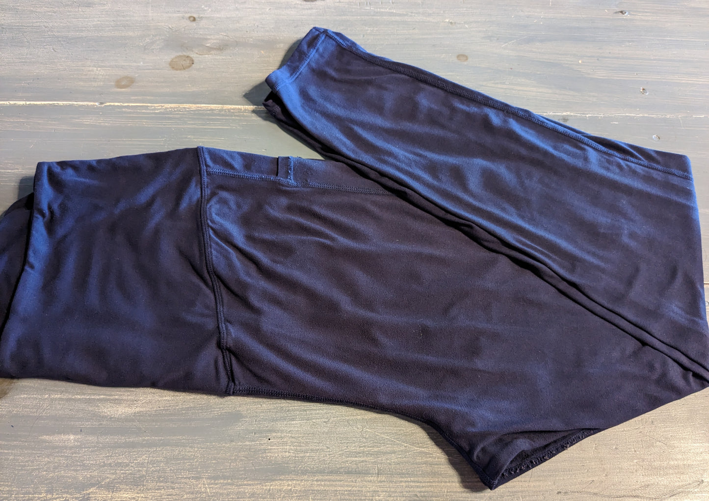 Full panel 25" cropped leggings with pockets, Navy