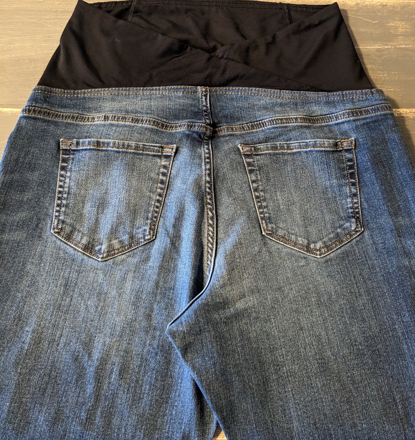 Convertible panel 30" bootcut jeans, Medium wash