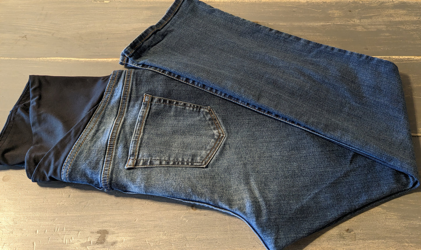 Convertible panel 30" bootcut jeans, Medium wash