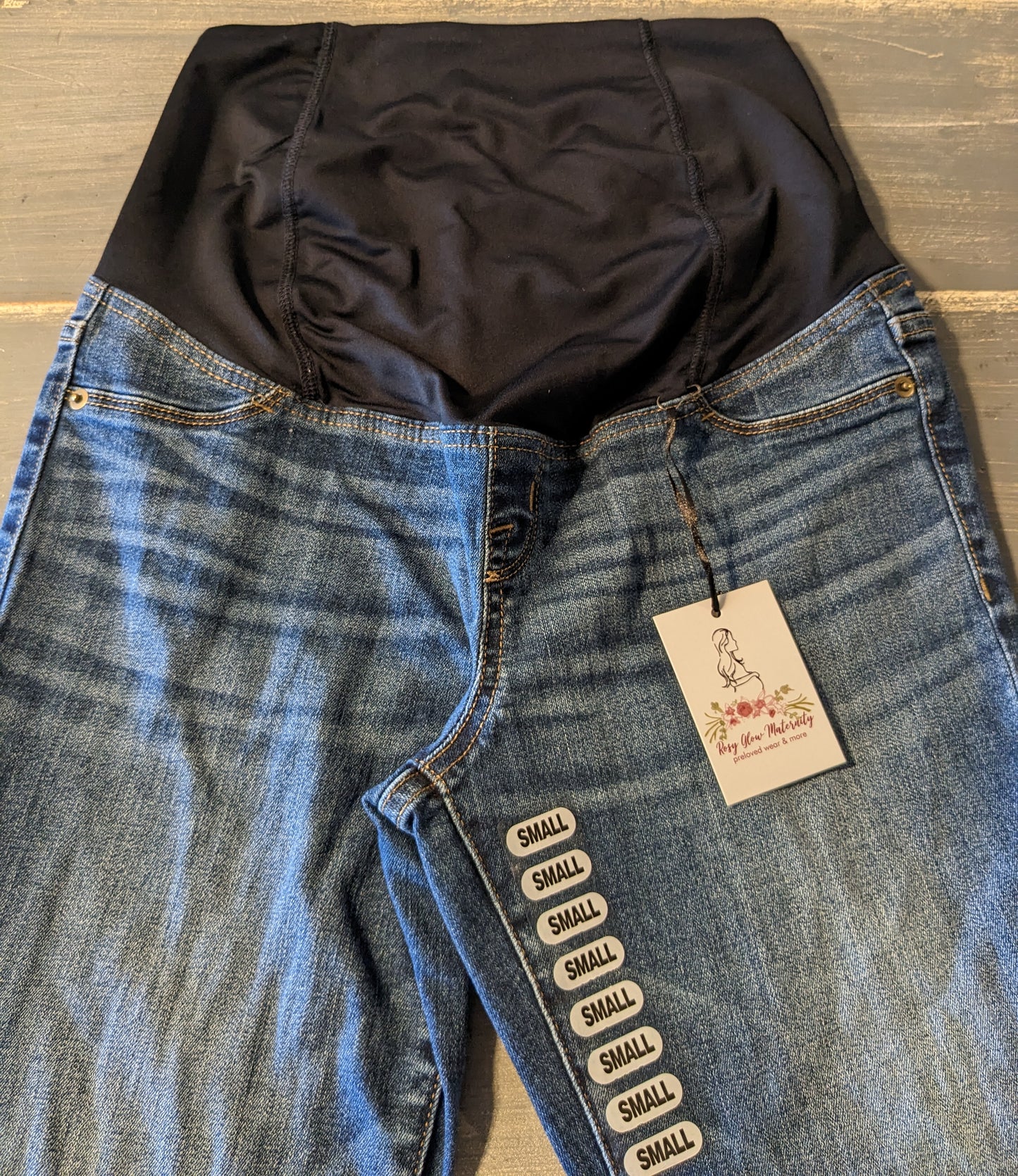 Convertible panel 30" bootcut jeans, Medium wash