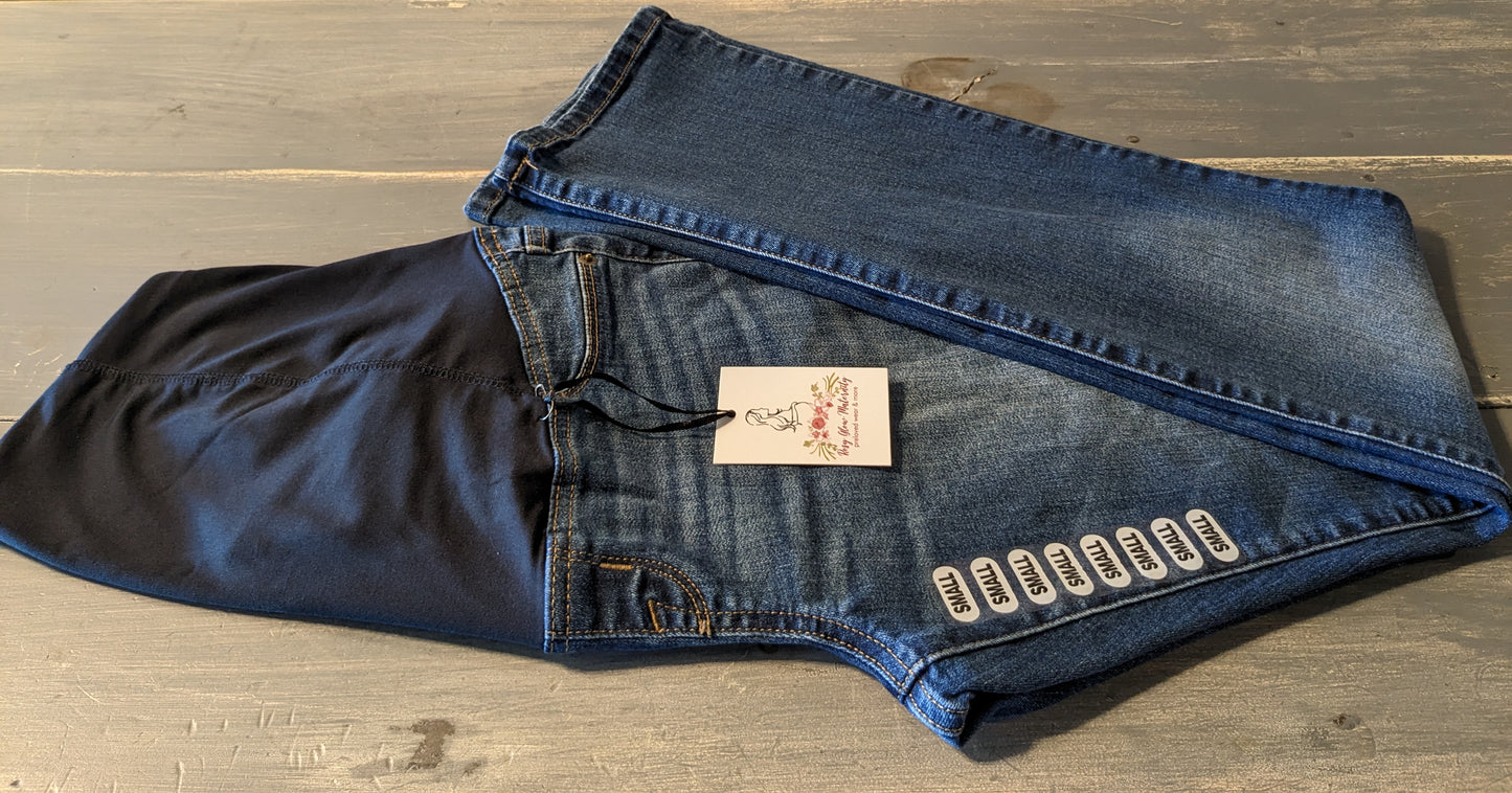 Convertible panel 30" bootcut jeans, Medium wash
