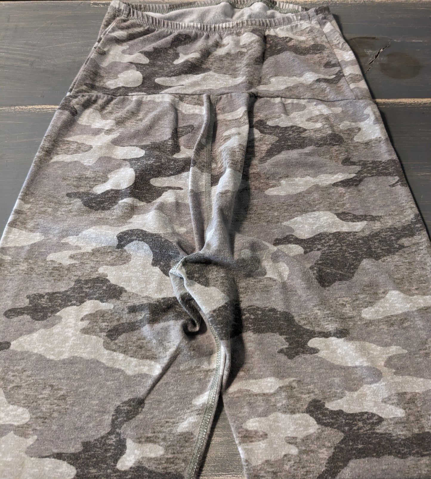 Classic full panel 25" leggings, Grey camo