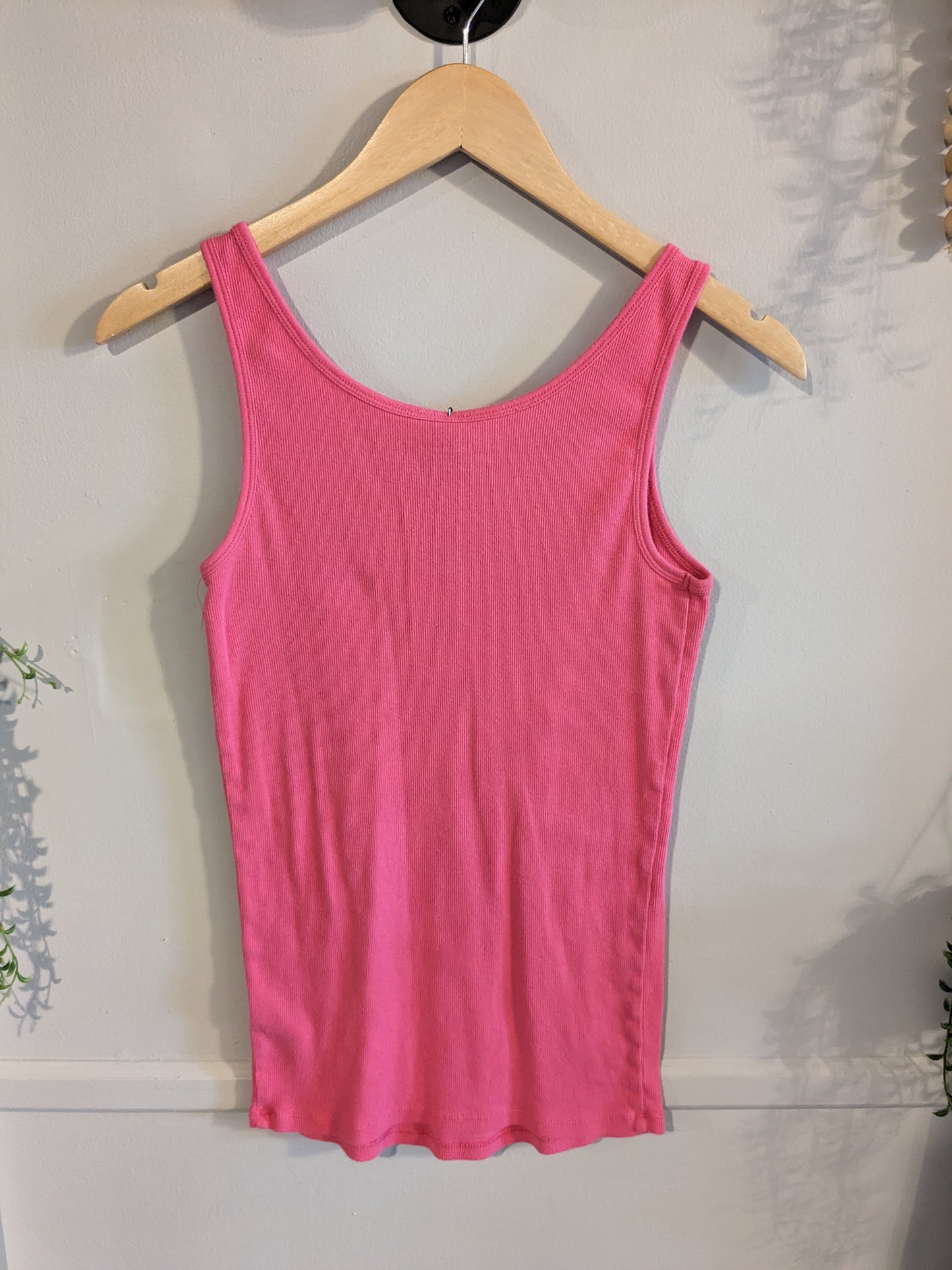 Classic ribbed knit scoop neck tank, Multi