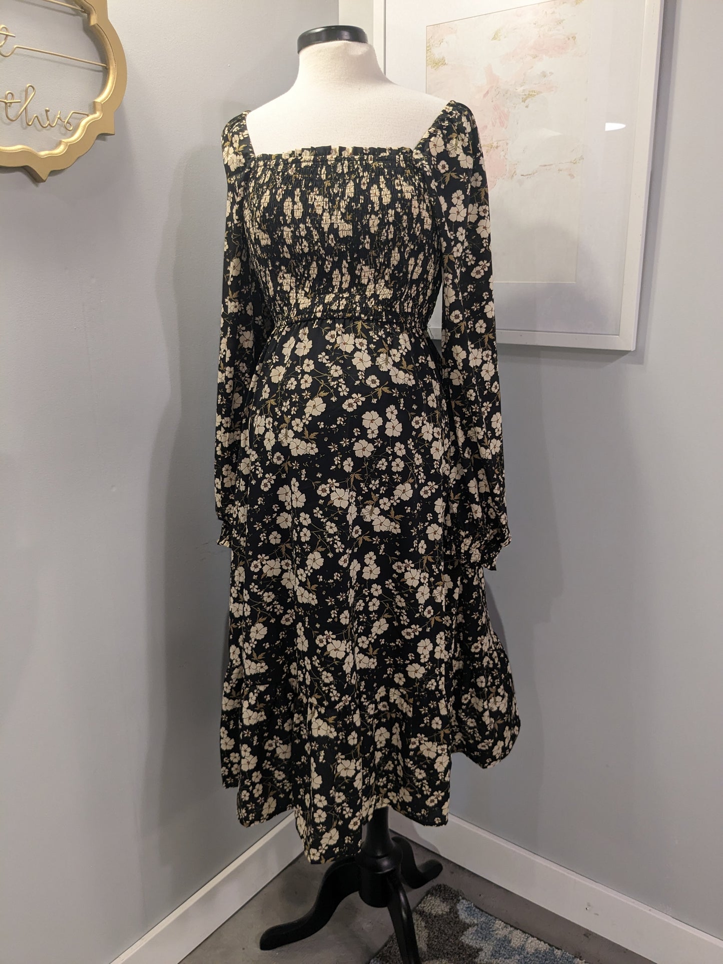 Moody Wildflowers in Black