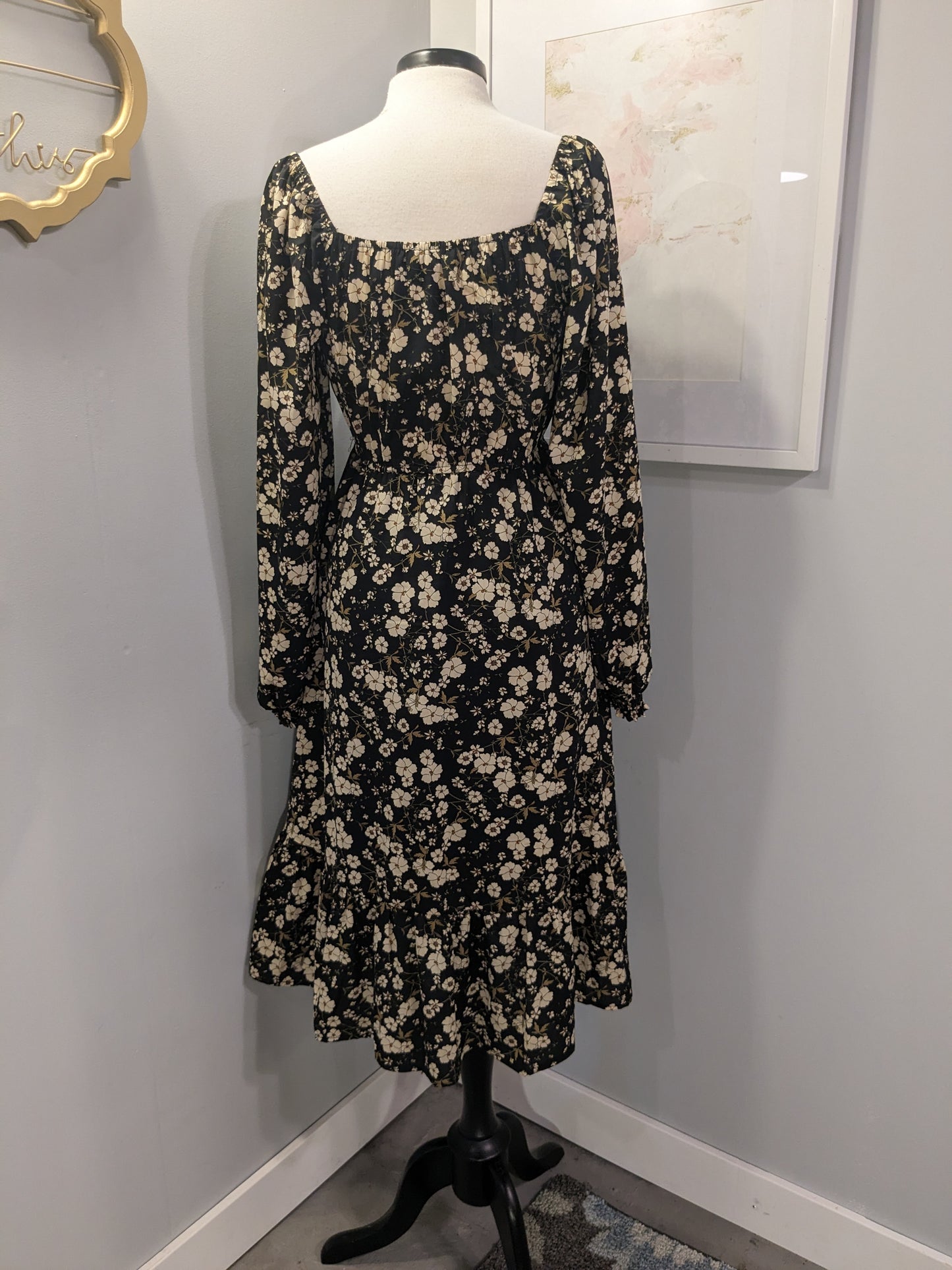 Moody Wildflowers in Black