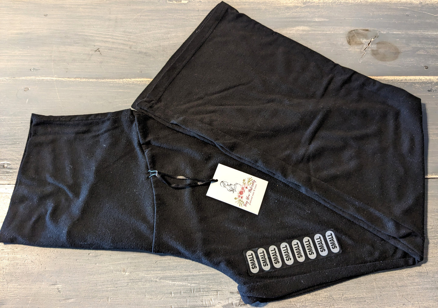 Mid panel 28" yoga pants, Black