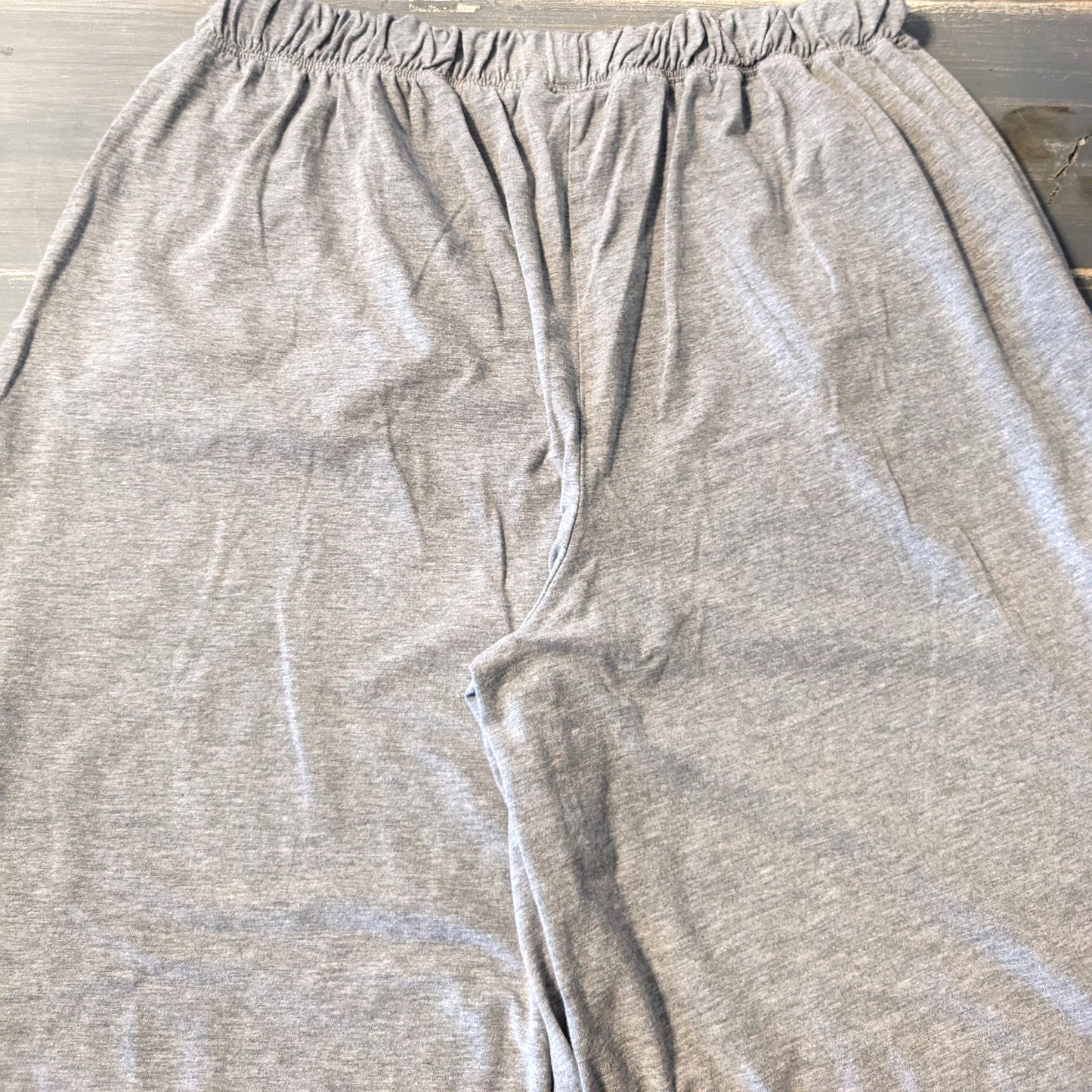 Under-belly 23" wide leg lounge pants, Grey