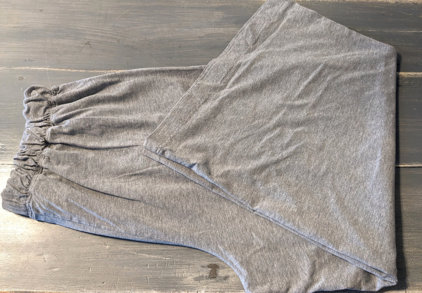 Under-belly 23" wide leg lounge pants, Grey