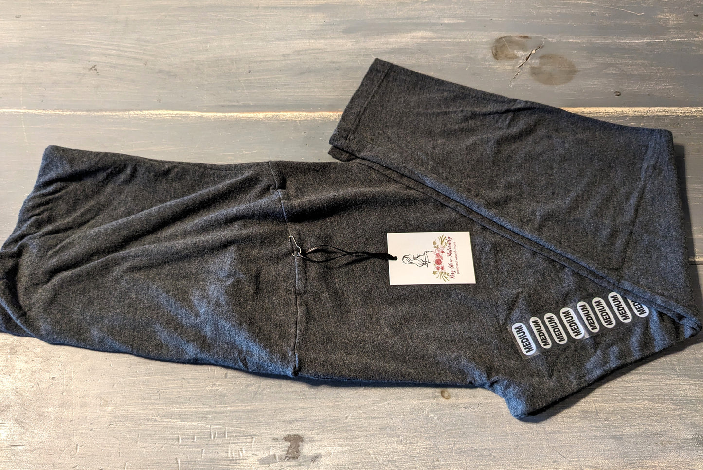 Classic full panel 22" cropped leggings, Charcoal