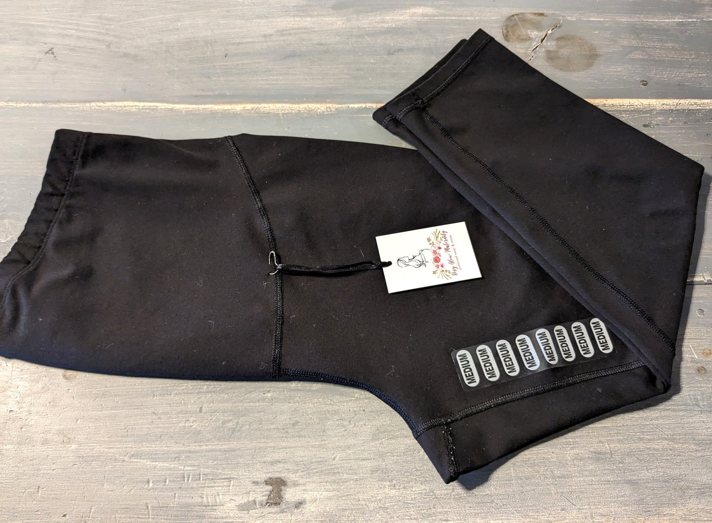 Active full panel 20" cropped leggings, Black