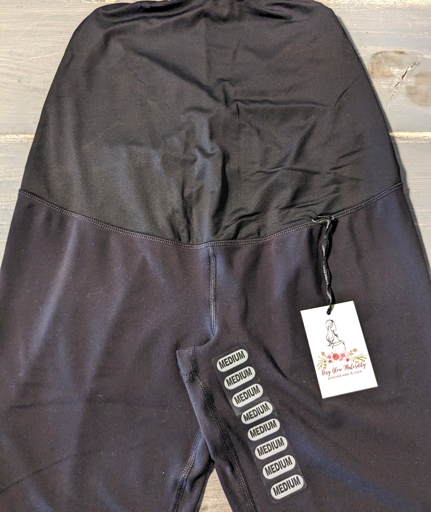 Convertible full panel 20" cropped leggings, Black
