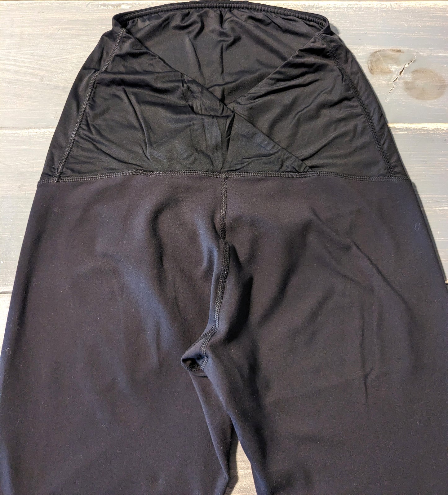 Convertible full panel 20" cropped leggings, Black