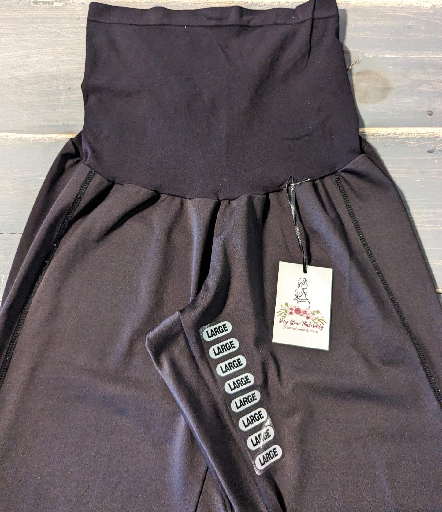 Active full panel 19" cropped leggings, Charcoal