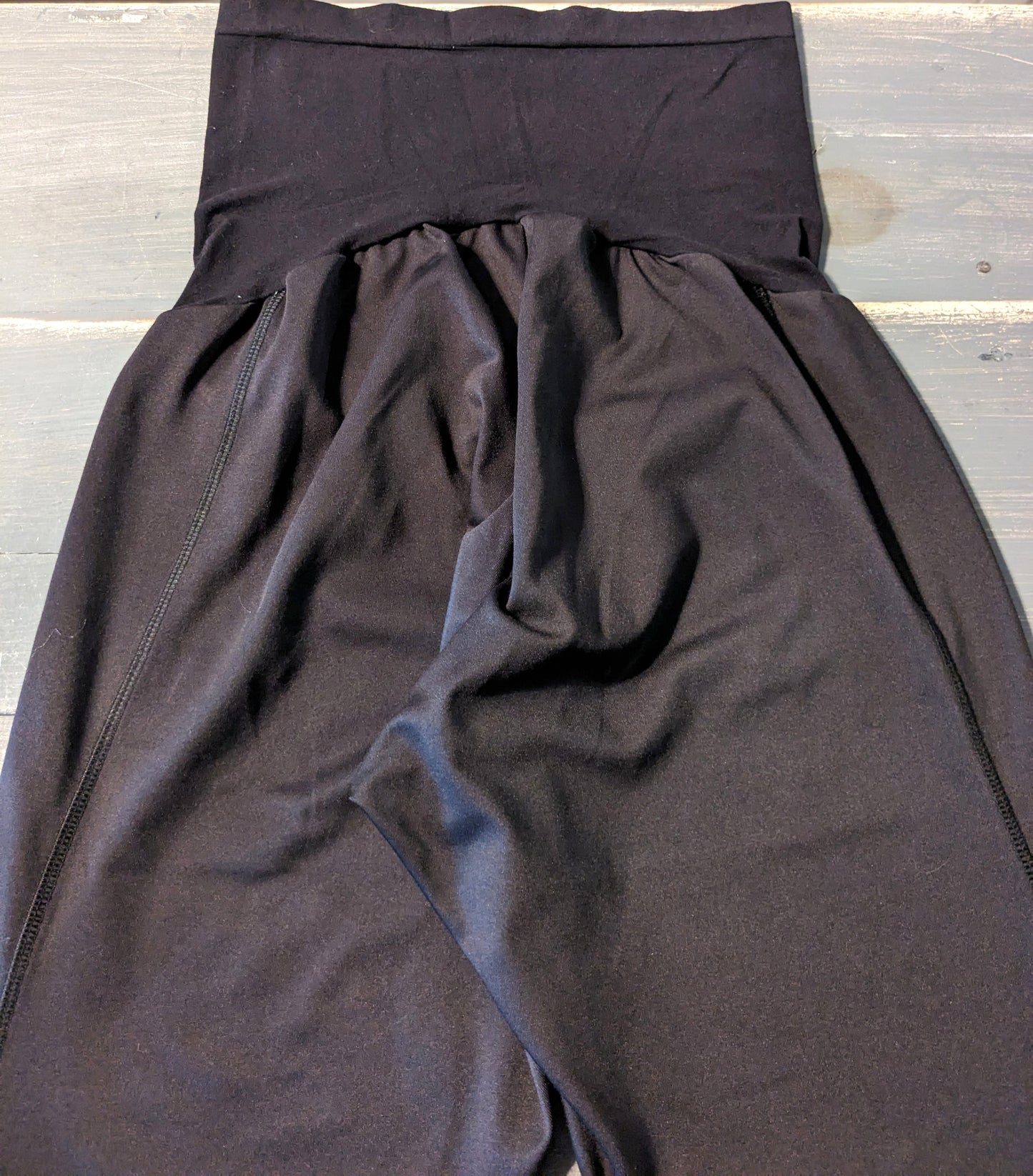 Active full panel 19" cropped leggings, Charcoal