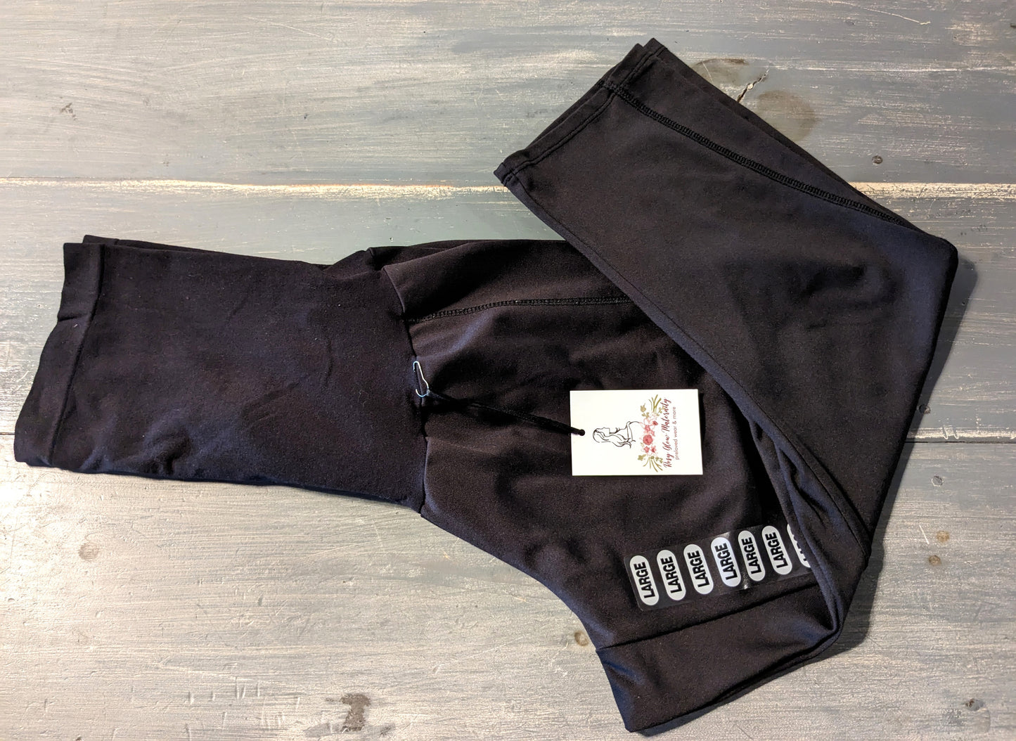 Active full panel 19" cropped leggings, Charcoal